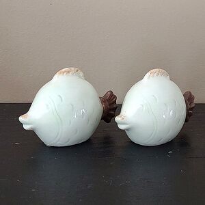 Fish Salt & Pepper Shakers Beach Lake Decor Simple Minimal Neutral Coastal